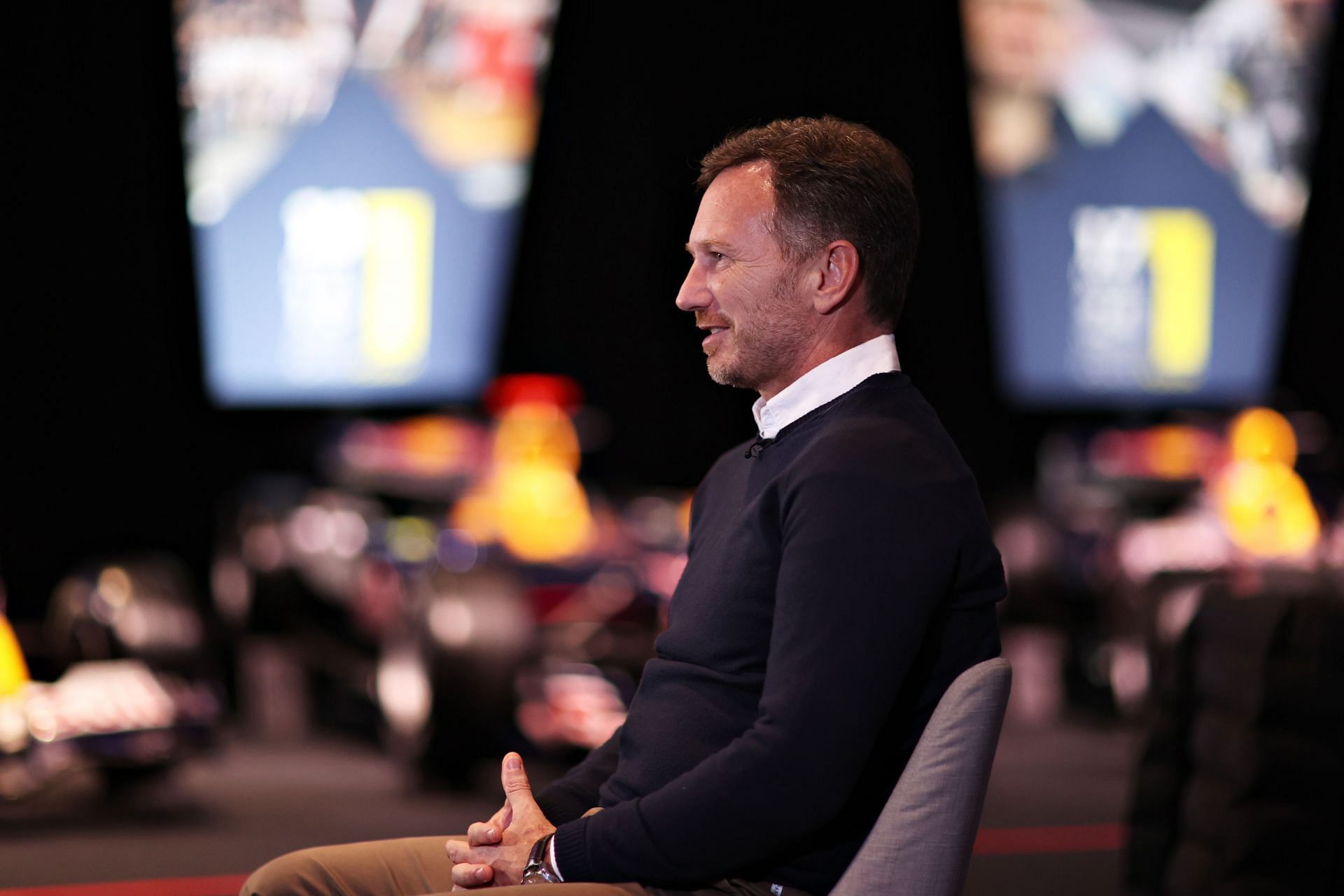 Christian Horner at Red Bull Racing Factory in Milton Keynes - Source: Getty